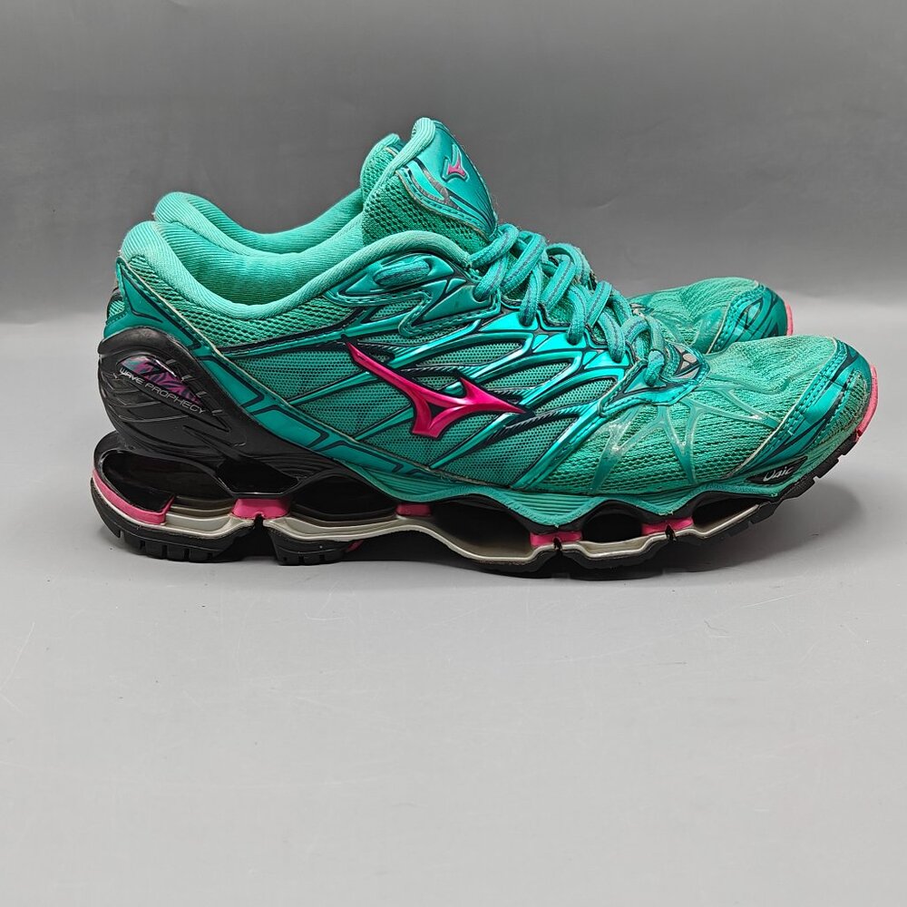 Mizuno Wave Prophecy 7 Green Running Shoes